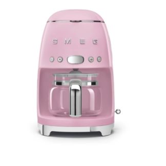 Smeg 50's Style DCF02PKEU - Kaffemaskine - 10 kopper - rosa